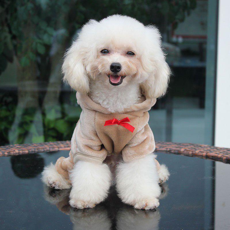 Gemütliches Fleece Bärenkostüm für kleine Hunde Perfekt für Winter- und Herbsttage