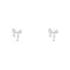 Bow Star Stud Earrings: Trendy, Fashionable Needle Earrings for Women