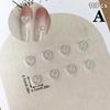 10Pcs Alloy Bowknot Love Nails Art Charms Decorations 3D Luxury Metal Silver Bows Shaped Jewellery Diy Manicure Designs Supplies