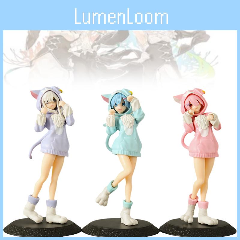 Stunning Pvc Rem And Ram Figurines From Rezero Anime With Captivating Design