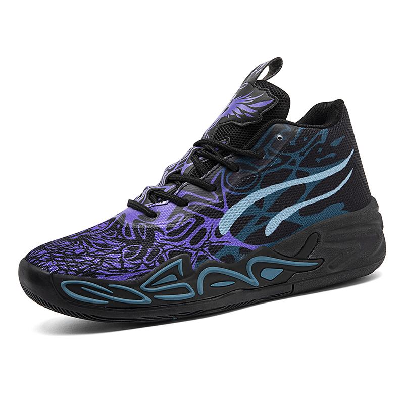 Men's practical professional basketball shoes, shock-absorbing and cushioning sports shoes, and women's anti-slip training shoes