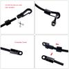 2x Rod Straps Holder Deck Mount Connector for w/ Screws Rod Replacement Accessor