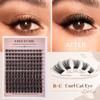 Single Cluster C Curved Multi-Hair False Eyelash Set 8-16Mmdiy Segmented Grafting Thick Eyelashes