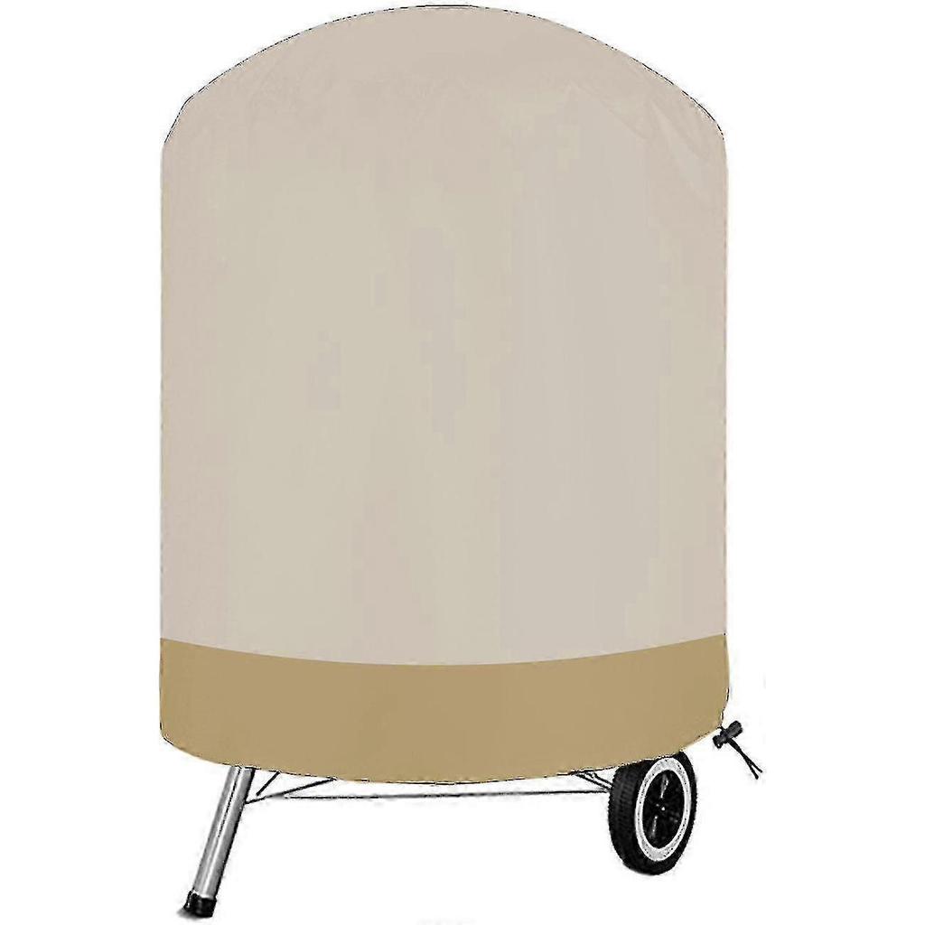 Outdoor round barbecue grill cover furniture dust cover starlight