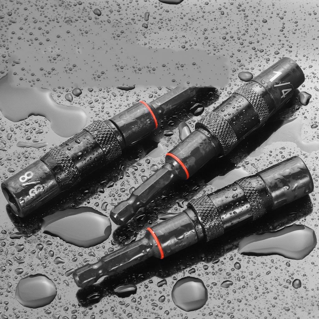 1/4 3/8 5/16 Hex Magnetic Ring Screwdriver/Drill Bits Extension Rod Magnetic Swivel Quick Change Holder Drive Screw Drill Tip