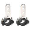 LED Light Bar Brackets 1.2in Bull Bar Tube Work Lamp Mounting Clamp for Motorcycle Truck SUV ATV