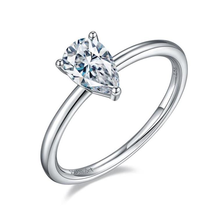 Redleaf Fashion Jewelry 18K 24K Gold Men Women Minimalist 925 Sterling Silver Ring Gold Plated Ring