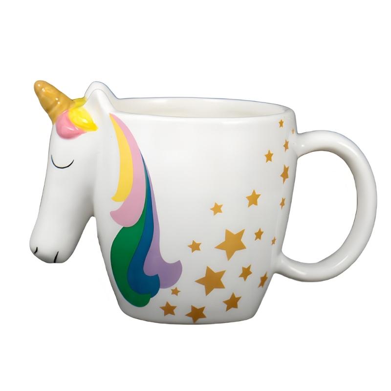

Rainbow Unicorns Coffee Mug Heat Resistant Ceramic Large Capacity Cup Suitable For Adults And Children