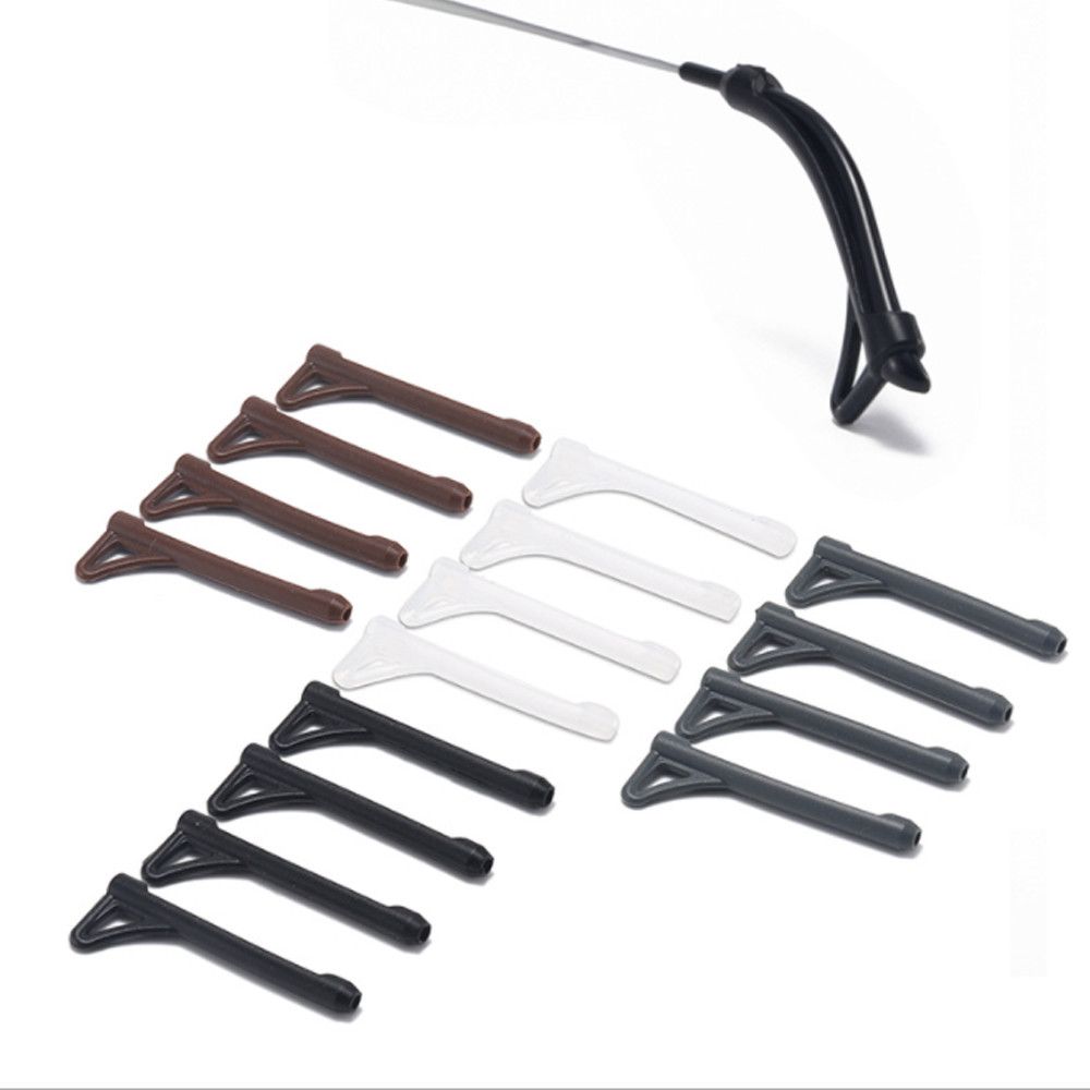 5Pairs Durable Anti-lost Silicone Glasses Legs Sleeve Glasses Cover Anti-slip Ear Hook