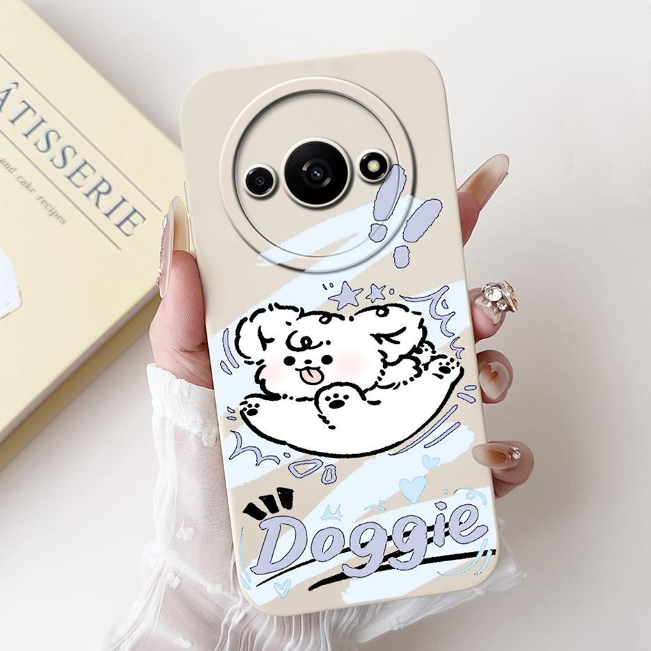 For Xiaomi Redmi A3 Case PocoC61 Cute Funny Cartoon Cover Shockproof Phone Case For Xiaomi Poco C61 C 61 RedmiA3 Soft TPU Fundas