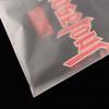 Frosted Self-Sealing Plastic Zipper Bag for Baby and Toddler Clothing Storage and Travel