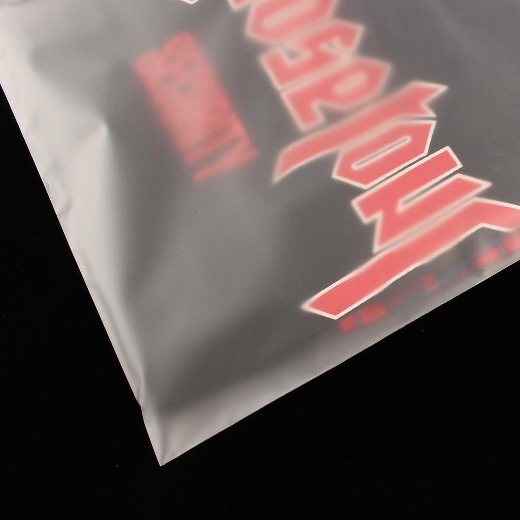 Frosted Self-Sealing Plastic Zipper Bag for Baby and Toddler Clothing Storage and Travel