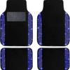 Crystal Velvet Non-Slip Car Floor Mats - Dirt & Wear-Resistant, Easy To Clean.