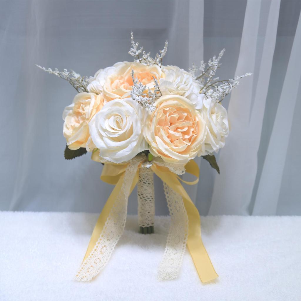 166-Piece Rose Bouquet for Weddings, Proposals, and Photography – Artificial Flowers for Brides and Bridesmaids