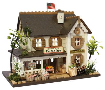 Billy Handmade Dollhouse Woody House Natural Food Shop 8814 Kit, Collection,