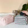Storage Function Plush Makeup Bag Clutch Style Cute Clutch Pouch Travel Cosmetic Bag  Travel Use