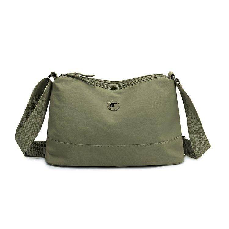 Nylon Crossbody Bag Women's Lightweight Commuter Shoulder Bag Multi-compartment Small Square Bag