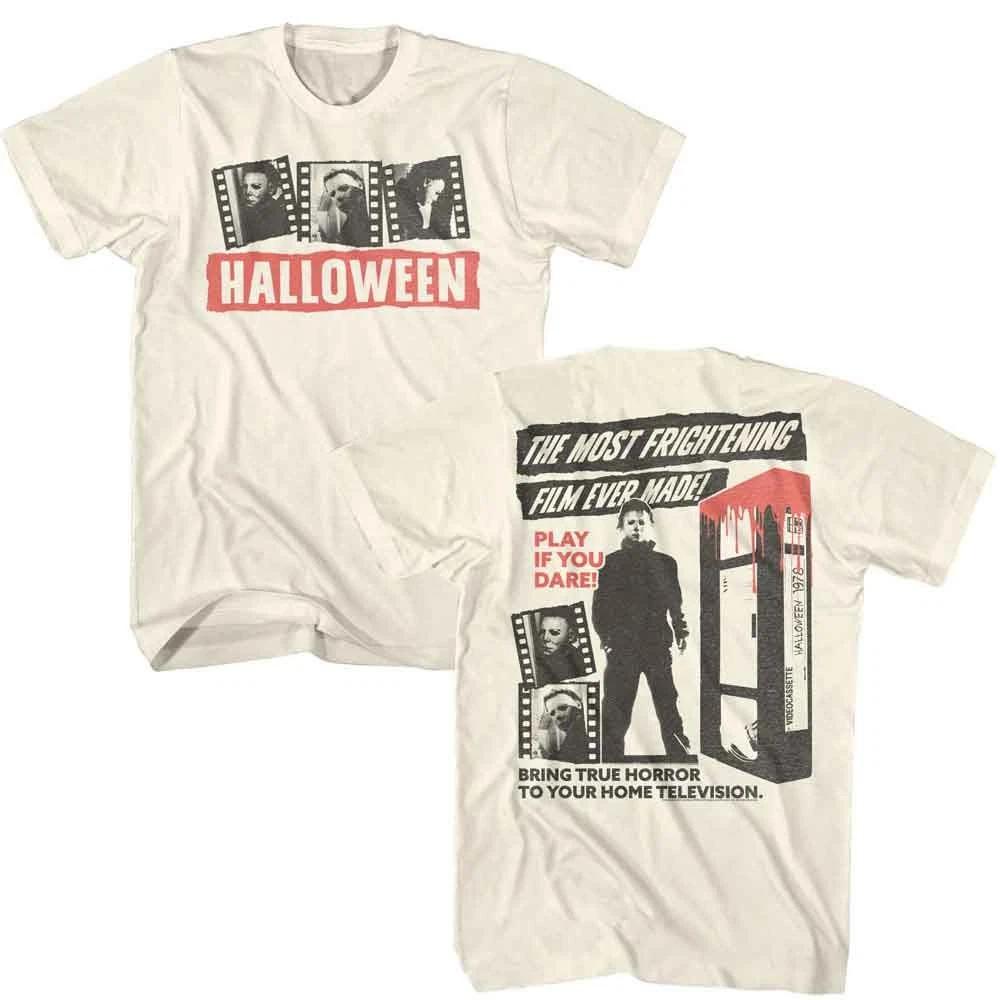 Halloween - Frightening Film - American Classics - Solid Off-White Short S 100