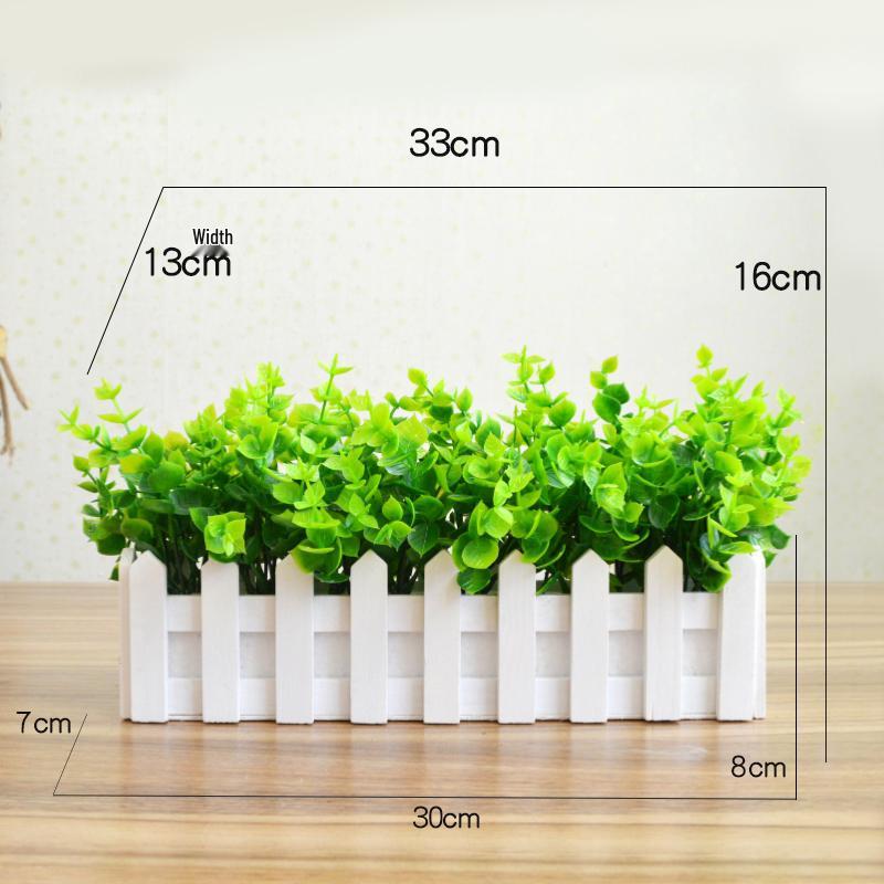 Arrangement de Pothos, Herbe Artificielle et Fleurs en Soie pour la Décoration de la Maison