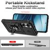 Capa For Xiaomi Redmi Note 14 5G Case Armor Slide Camera Lens Protector Back Cover for Redmy Note14 Shockproof Ring Stand Funda