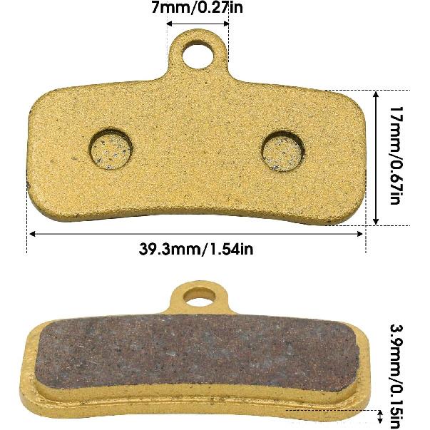 Front and Rear Disc Brake Pads for Surron Light Bee X/S, Segway X160 X260, Talaria Sting R MX3 MX4 Electric Dirt Bike Parts 3 Pack