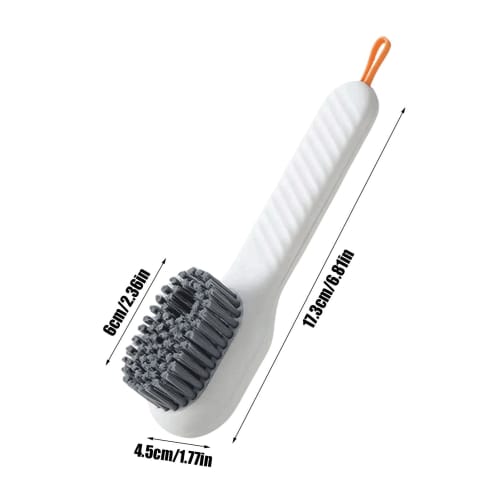 Shoe brush, shoe cleaning brush, press-type laundry brush, shoe cleaning brush for indoor shoes, sneaker brush, clothes brush, detergent holder, won't