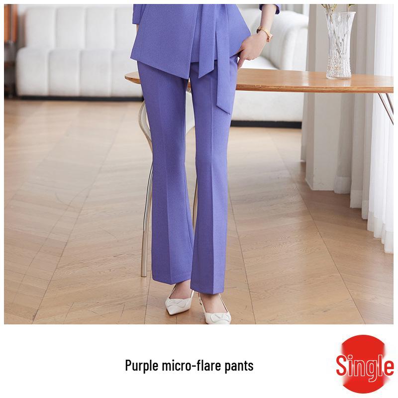 2026 Women s Petite Spring Suit Set: Purple Pink Casual Blazer & Workwear M