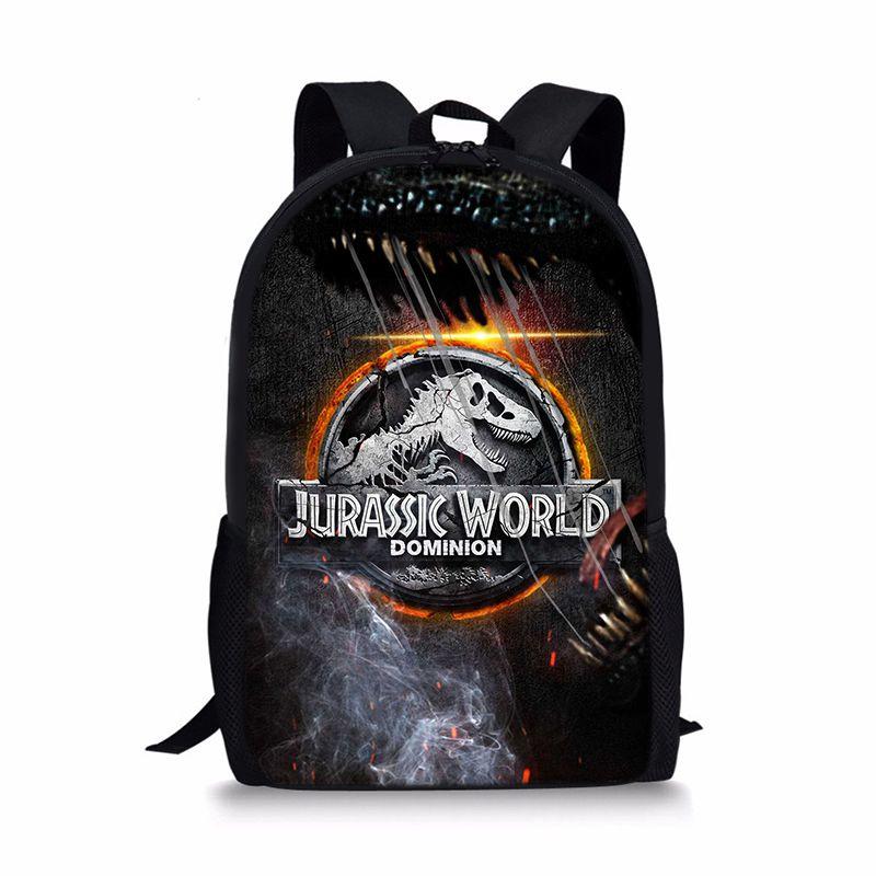 Jurassic World Dinosaurier Rucksack Große Kapazität Schultasche für Jungen und Mädchen