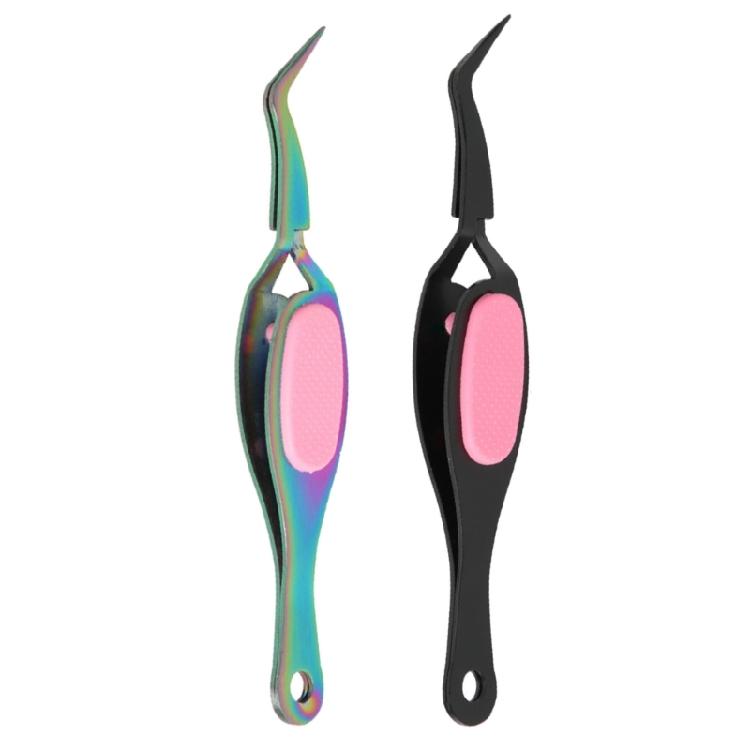 Pointed Tip Tweezers for DIY Crafts Crossing Lock Tweezers Jewelry Repair Tool
