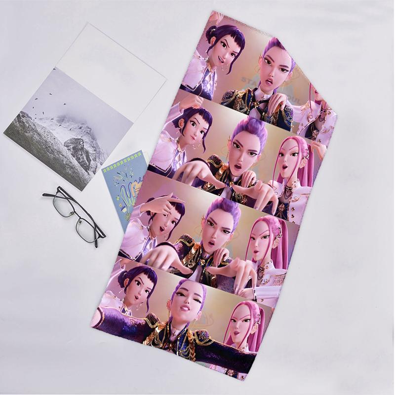 Kpop Hunter Fashion Beach Towel: Ideal for Summer Adventures Soft, absorbent and quick drying suitable for swimming and bathing