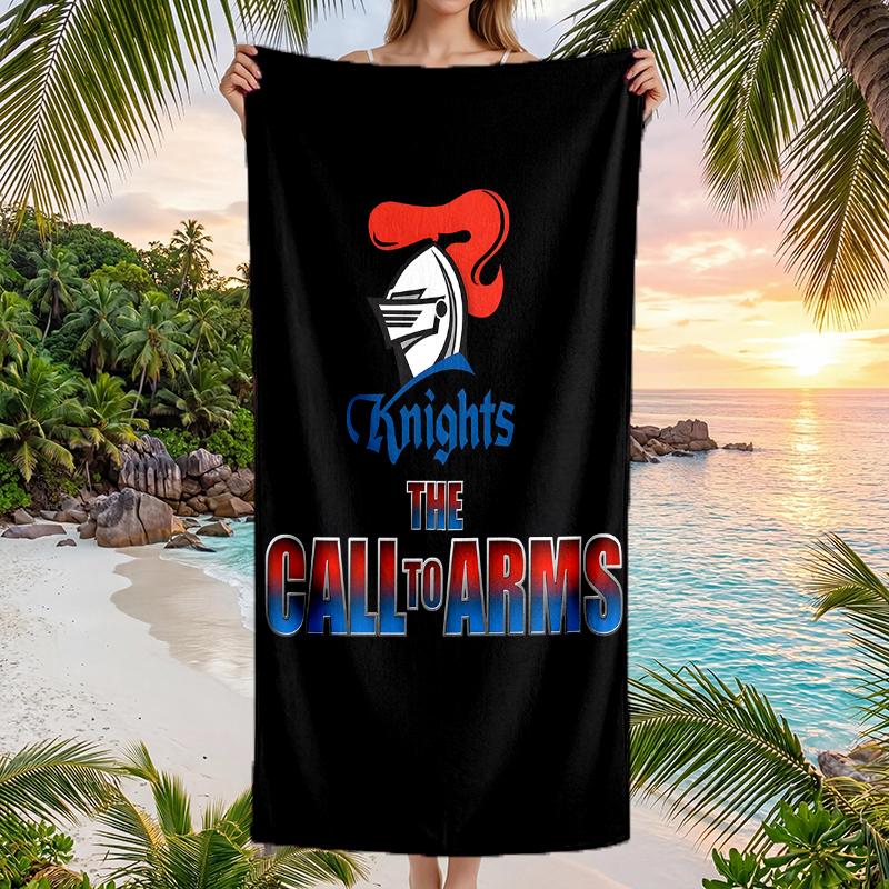 Knights Fashion Beach Towel: Ideal for Summer Adventures Soft, absorbent and quick drying suitable for swimming and bathing