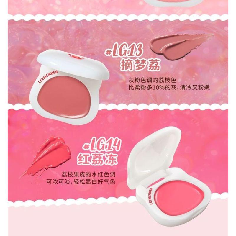 LEEMEMBER - Hydratační tvářenka řady Lychee - 4 barvy