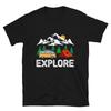 UDFORSK Telt Bjerge & Sol Vintage Design Camping Nyhed T-shirt