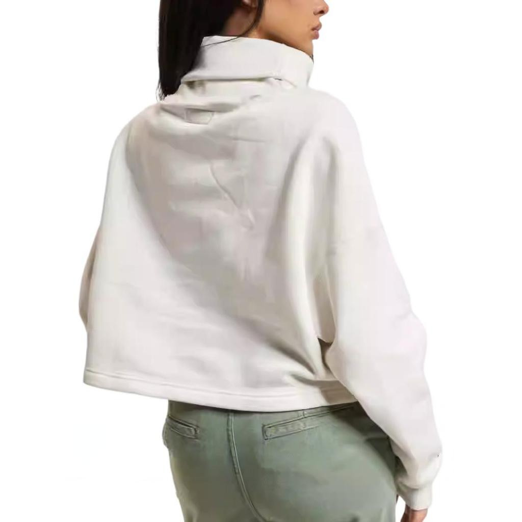 Converse (WMNS) HIGH NECK MOCK Crew White CREAM Women's 10022736-A03