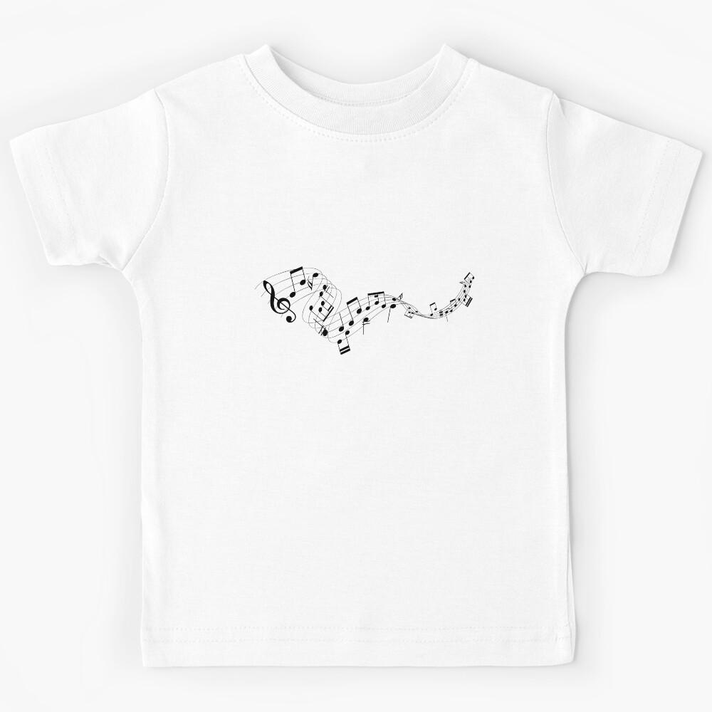 Musical sheet wave Kids T-Shirt 170