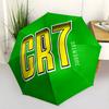 Ronaldo's Iconic Number Seven Automatic Umbrella Compact & Durable 8-Rib Design Foldable Design All-Season Umbrella for Travel Fashionable