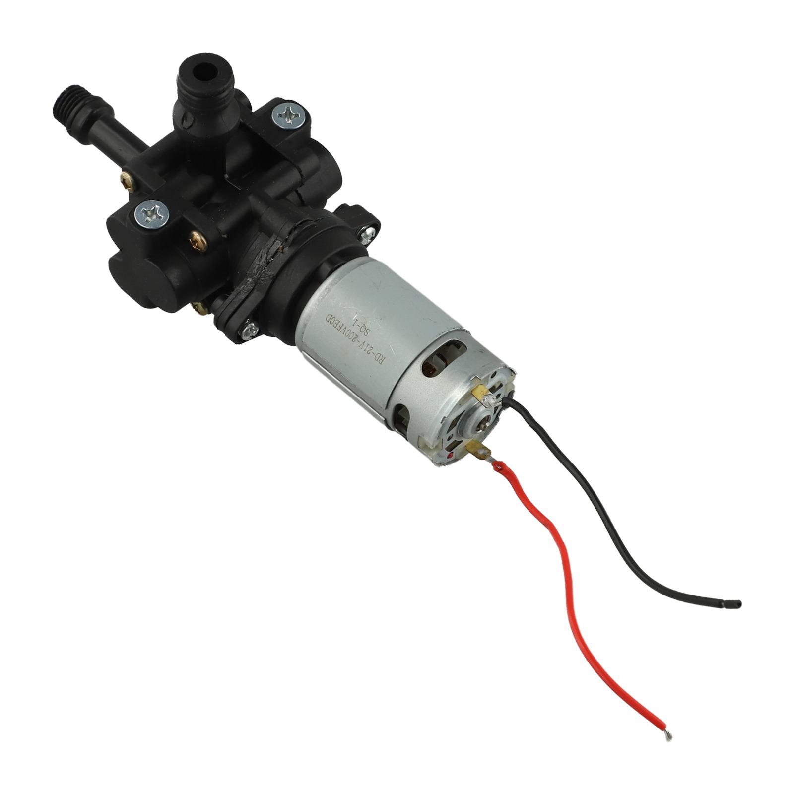 

For Garden Use 21V Plunger Pump Plunger Pump Motor Long Time Use Reliable Silver Color Compact Size Convenient B