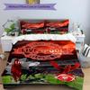 Set copripiumino 3 pezzi (1*Copripiumino + 2*Federe, Senza Nucleo),Set Biancheria da Letto con Stampa Liverpool F.C, Decorazione Camera da Letto, Per Tutte le Stagioni, Regalo di Compleanno