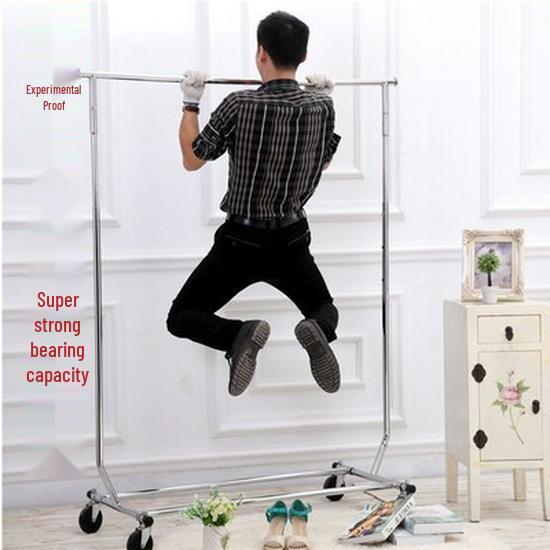 Outdoor Stainless Steel Telescopic Folding Display Stand for Clothing Store and Mall Exhibitions