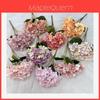 Fleurs d'hortensia en soie pour décoration de mariage avec des arrangements floraux artificiels pour les célébrations et l'art à la maison