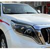 Headlight Eyebrow Trim For Toyota Prado 150 2014 2015 2016 2017 Front Lamp Brow Molding Strip Chrome Styling Car Exterior Parts