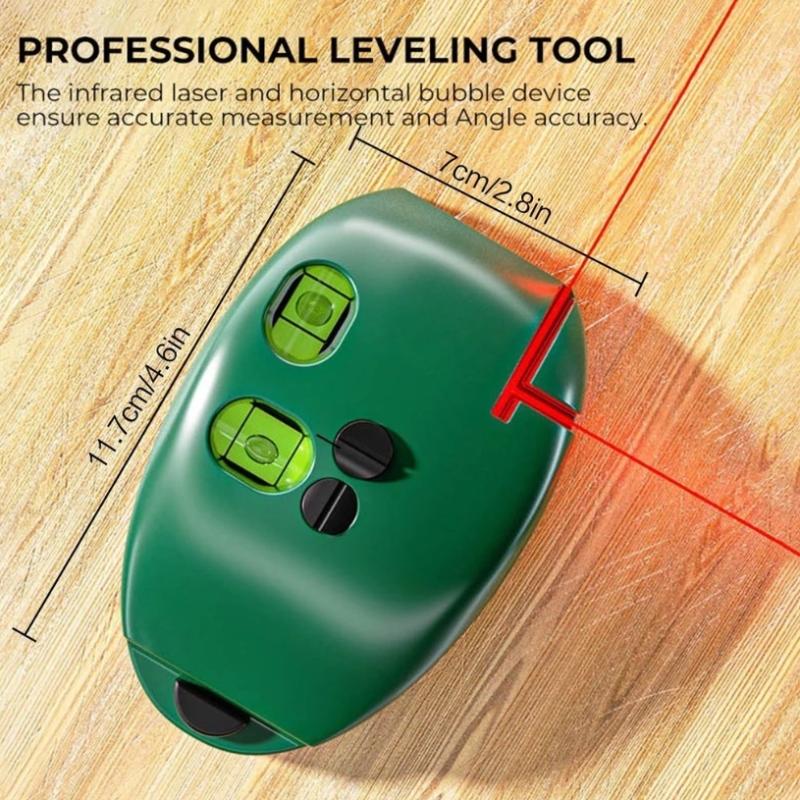 Portable Electronic 90 Degree Laser Scale Battery Powered Infrared Line Level Long Distance High Precision Infrared Level Wall
