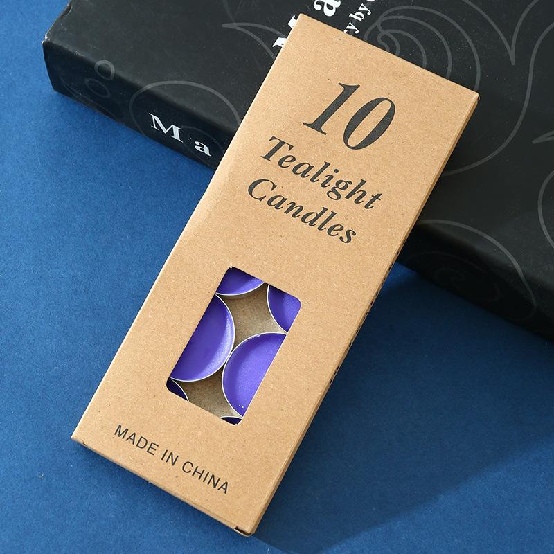 10 Pieces Round Aluminum Shell Tea Candle, Romantic Proposal, Candle, Ktv Hotel, Tea Making, Thermal Insulation Small Candle