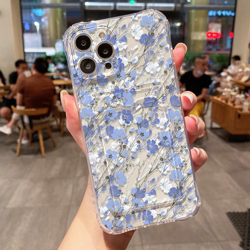 Flower Phone Case For Samsung A56 A55 5g A16 A36 Case S24 FE S23 S25 Ultra A54 A35 A25 A53 A26 A34 Wallet Card Bag Holder Cover