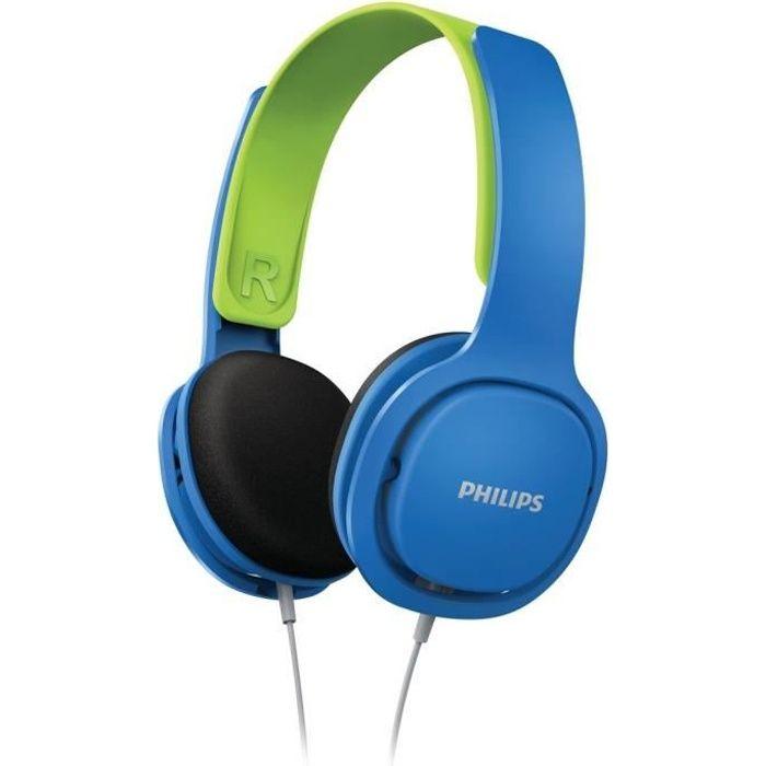 Philips Casque Pour Enfants Supra-aural - Bleu/Vert