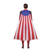 Black Robe Picket Ycosplay Costume Villain Halloween Stage Performance Costume Cloak Motherland Film and Television Same Style