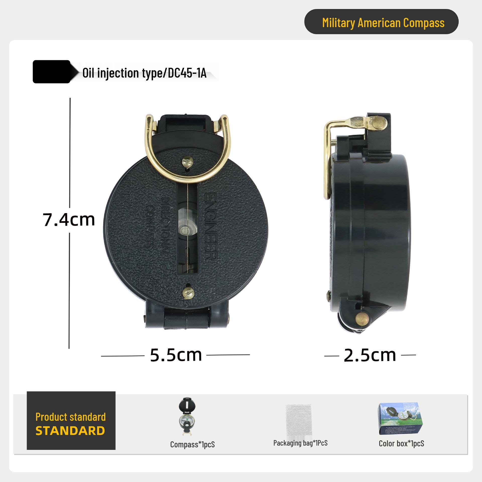 

Високоточний багатофункціональний пластиковий компас для вулиці з чіткою шкалою