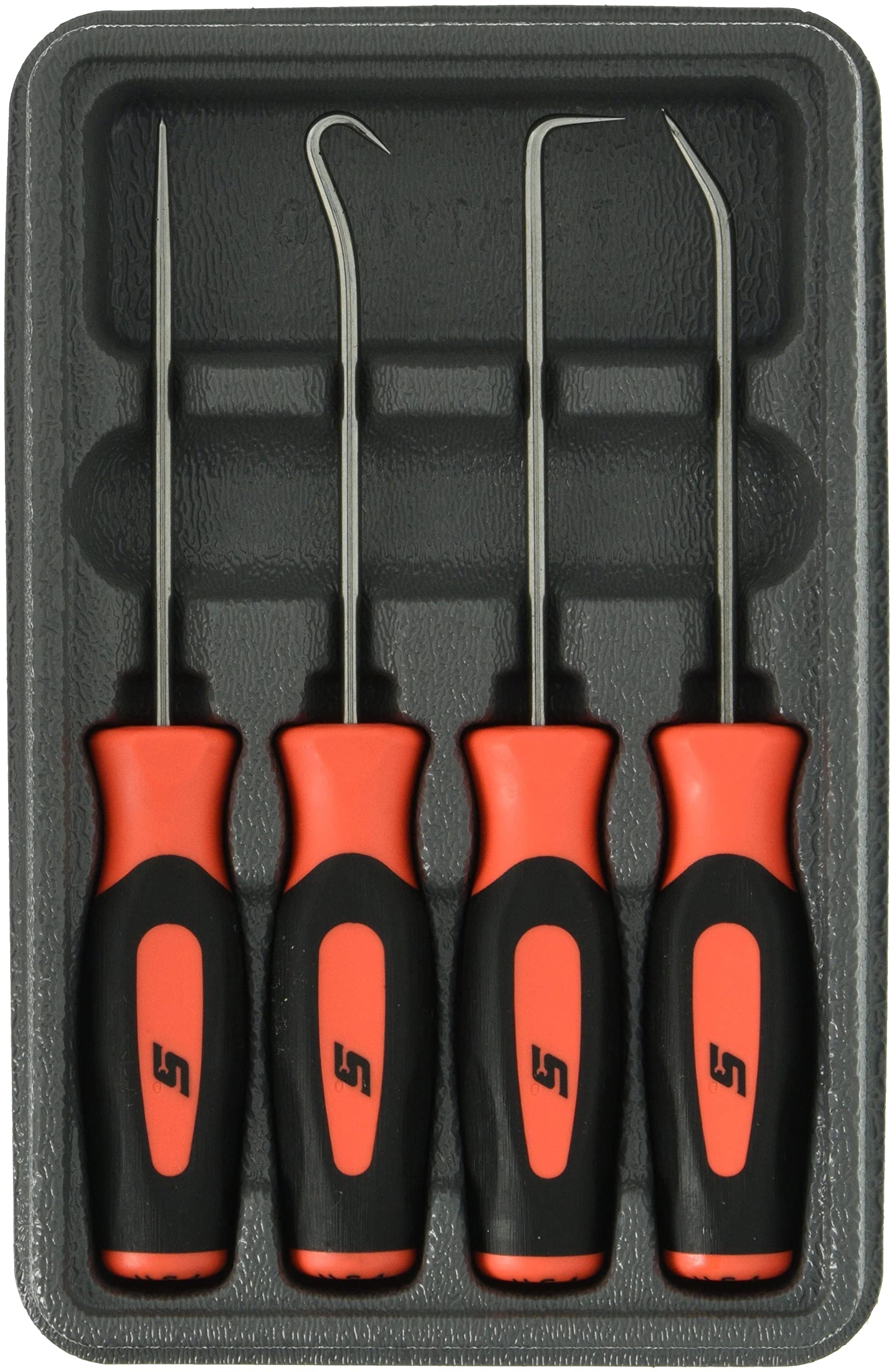 

Мини Сова Набор крючков Мягкие оранжевые защелкивающиеся крючки, 4, Ручка, (SGASA204CO)