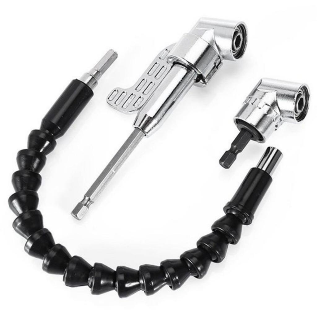 105 Degree Screwdriver Corner Cutter, 360 Degree Universal Joint Rod, Colored Steel Ball Joint Rod Combination Set