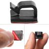 50pcs Plastic Sticky Self-adhesive Buckle Line Fastener Cable Clamp Cable Clip Fixer Holder Wire Management